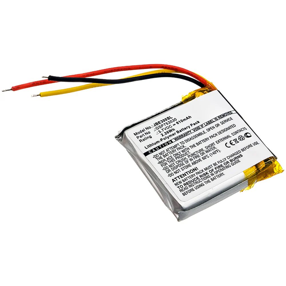 Battery 2.22Wh 3.7V 600mAh 