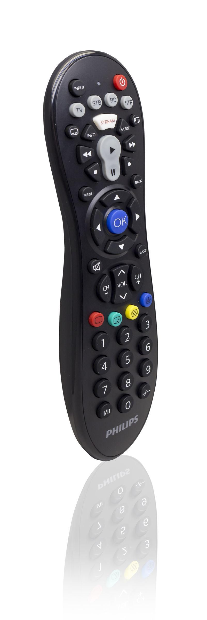 Remote control 4 in 1 (TV,
