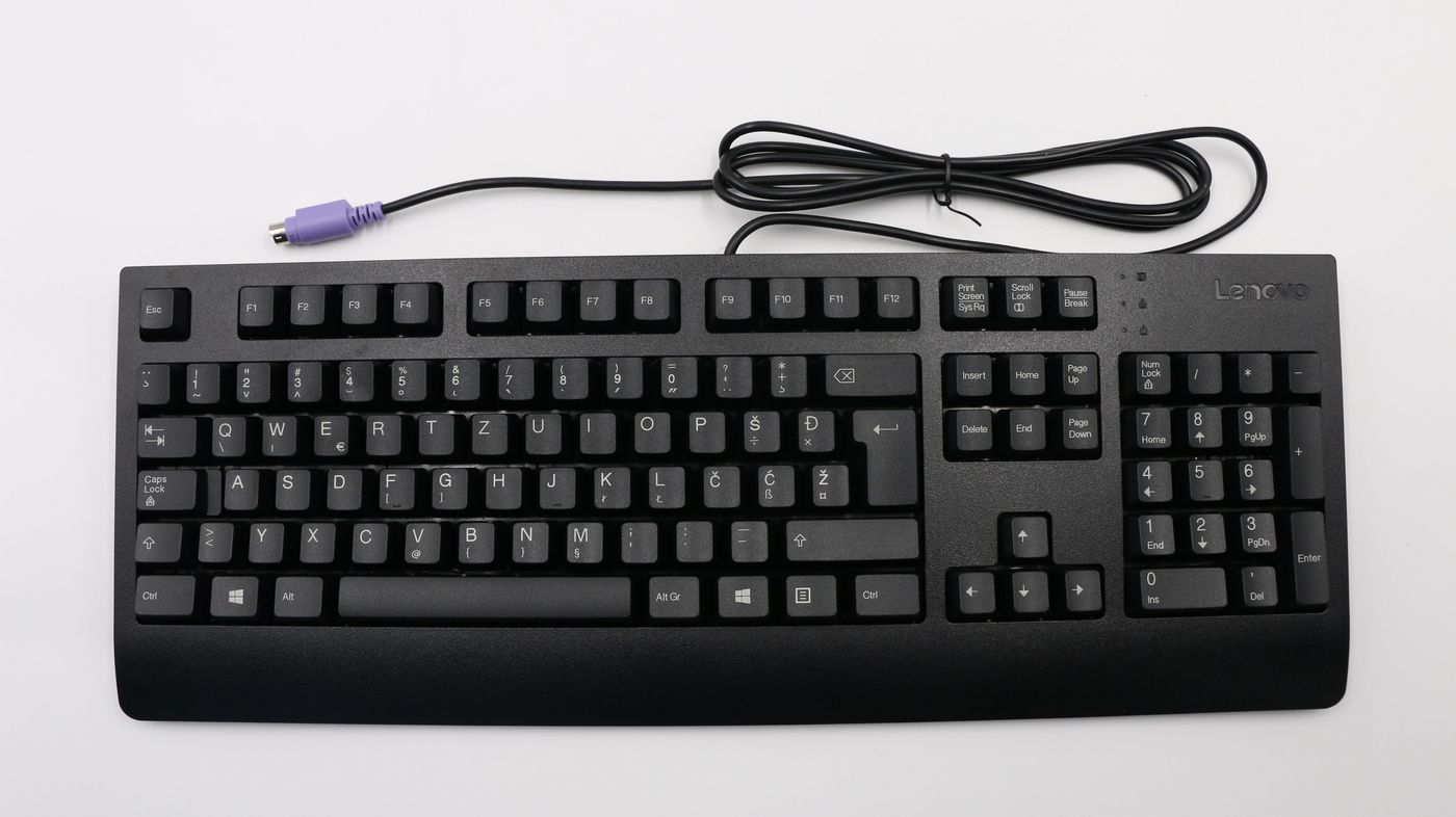 Keyboard PS2 BK SLV