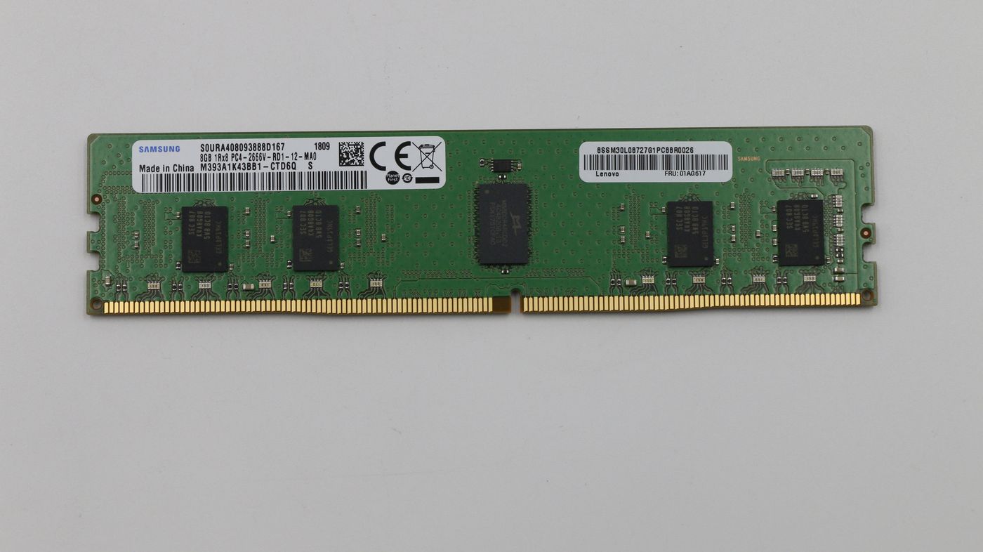 8GB DDR4 PC4 2666 ECC RDIM