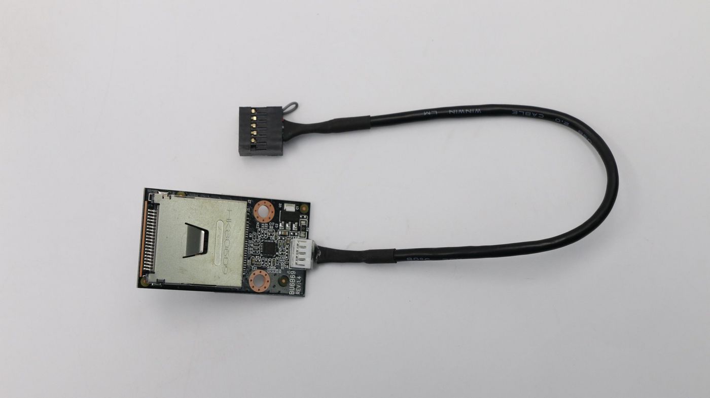 Internal card reader for 