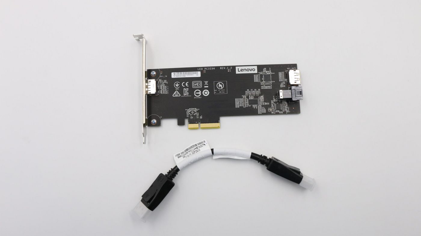 Thunderbolt 3 PCIe x4 card 