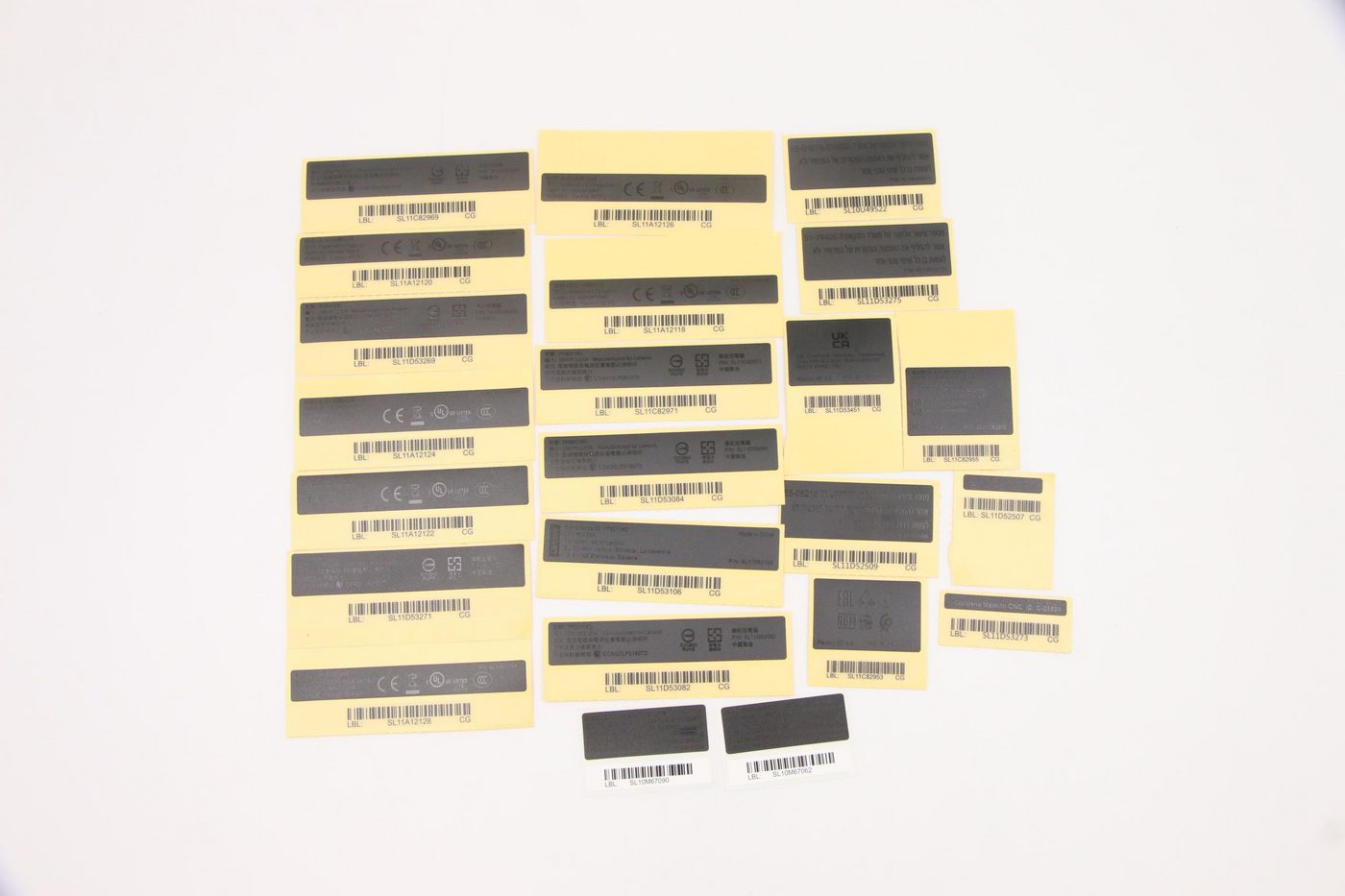 LABEL FRU LABEL GEO KIT Black 