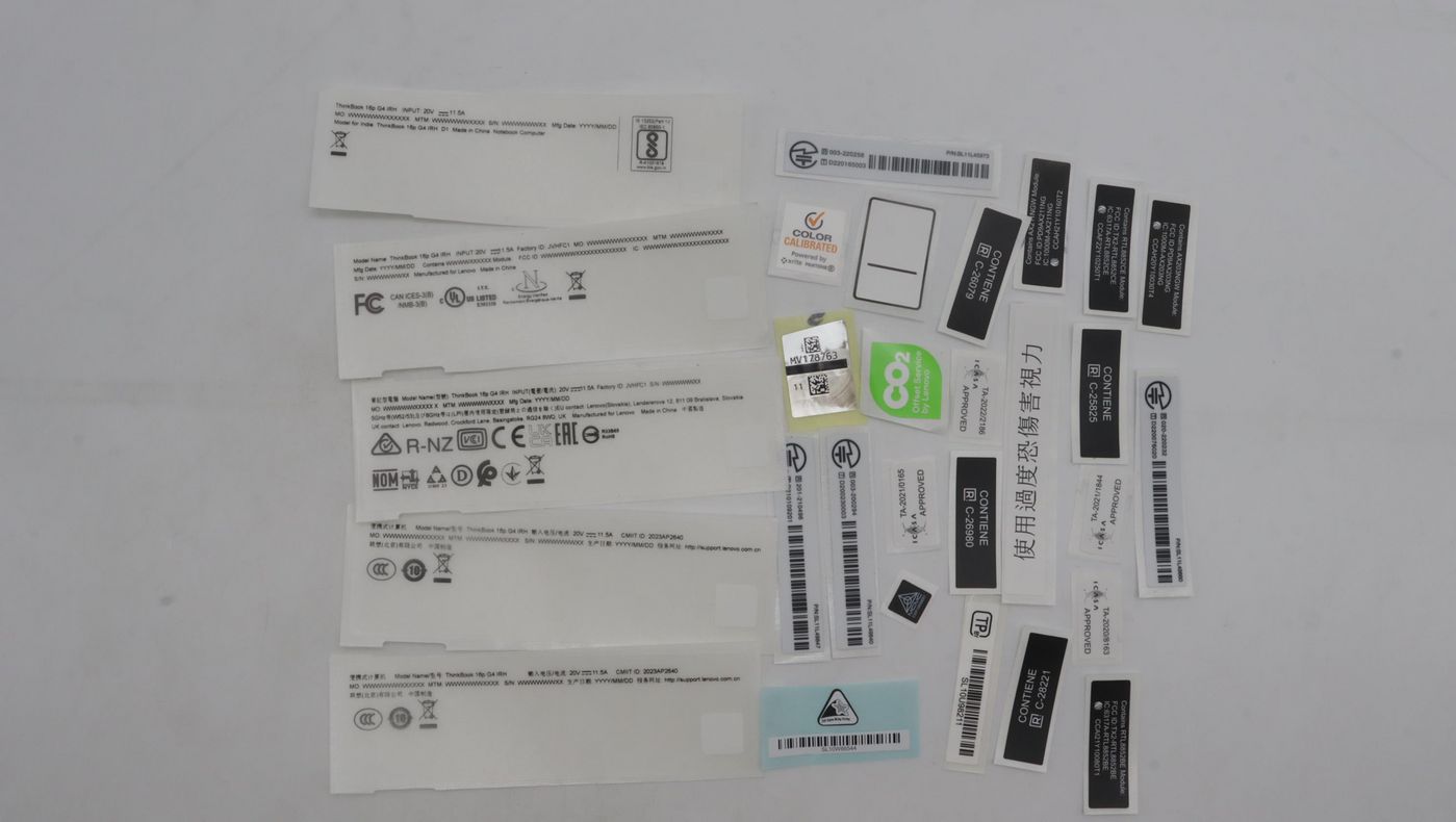 Lenovo Cover Label L 21J8 KITS