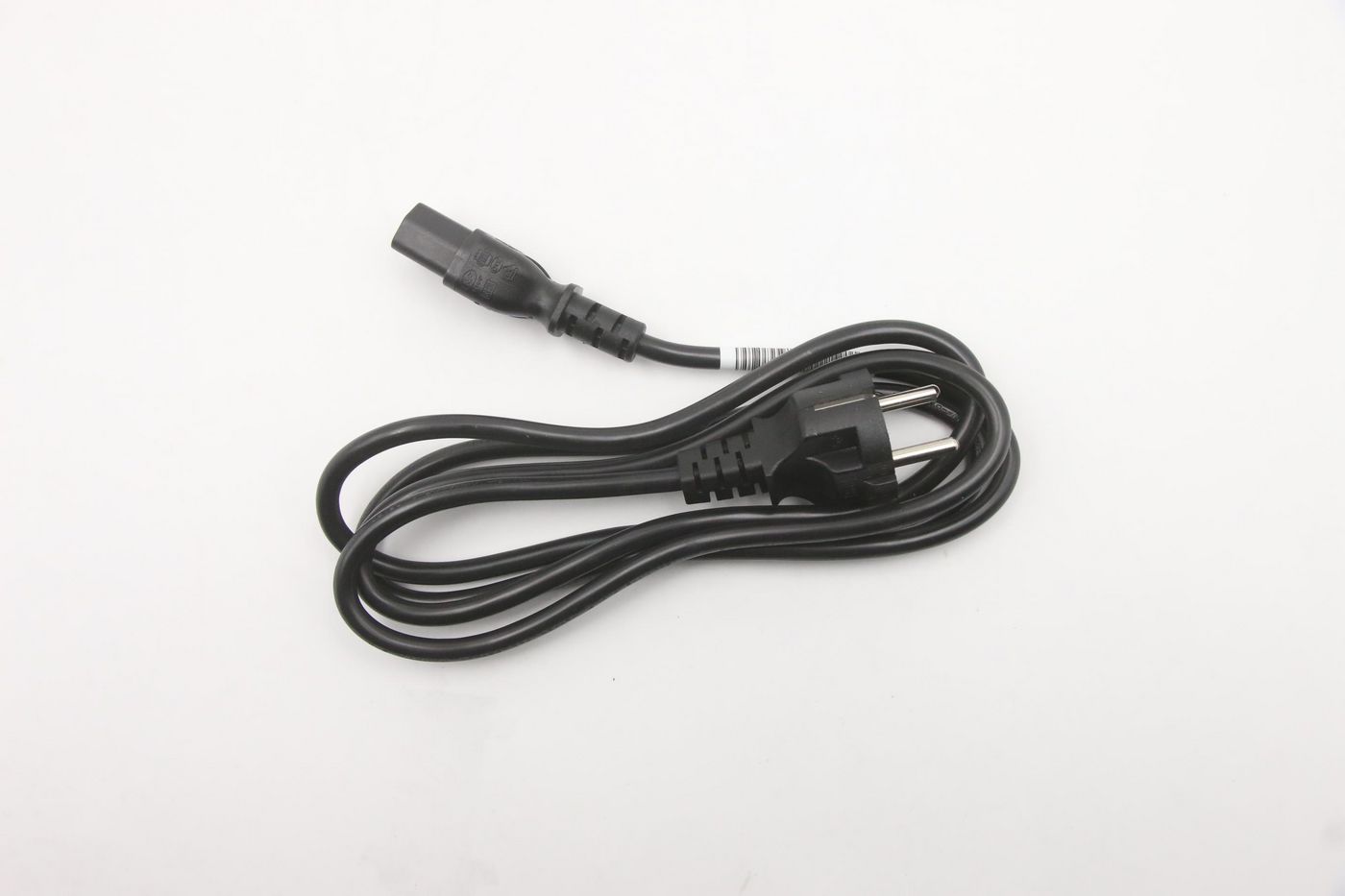 1.8M 3-pin EU power cord with 