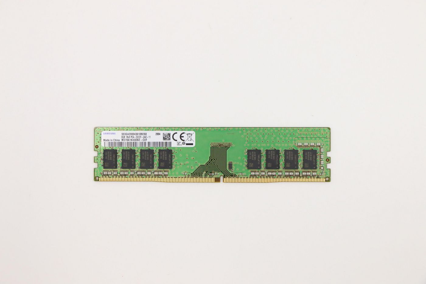 8GB DDR4 UDIMM memory module, 