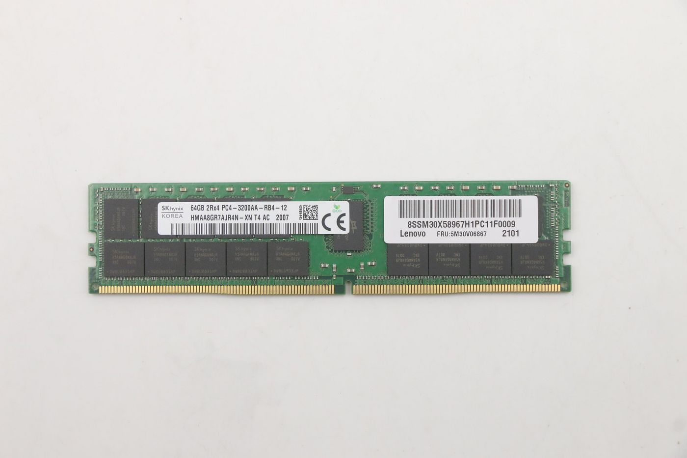 64GB DDR4 ECC RDIMM memory 