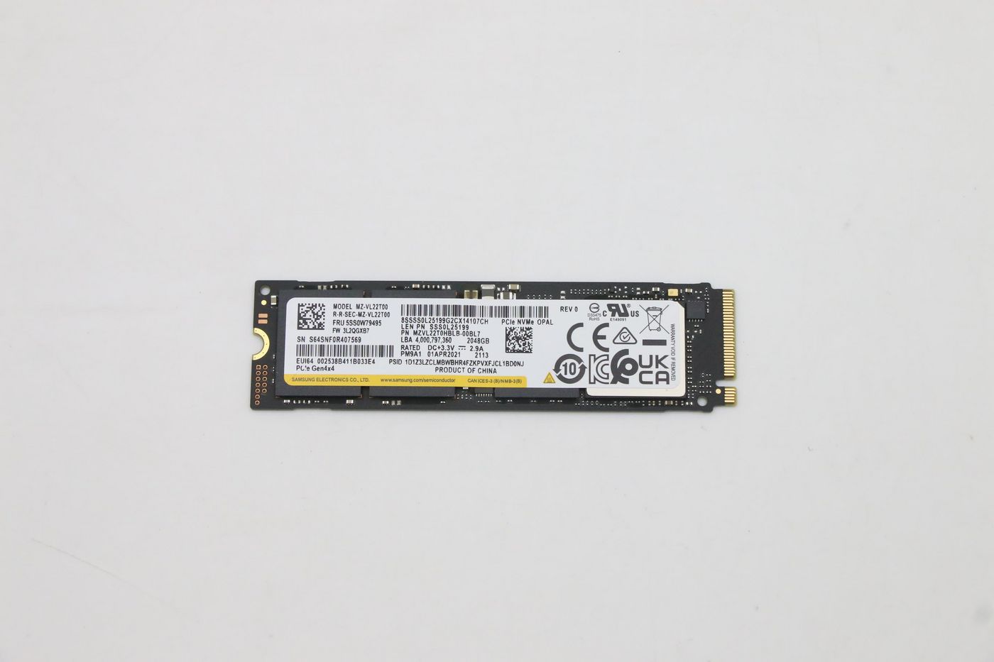 2TB M.2 2280 PCIe 4.0 NVMe 
