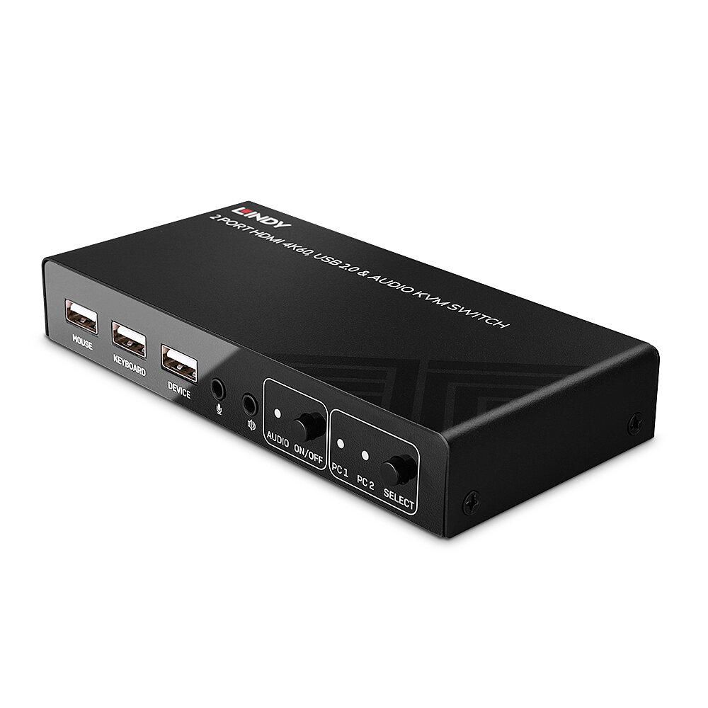 2 Port HDMI 4K60, USB 2.0 & 