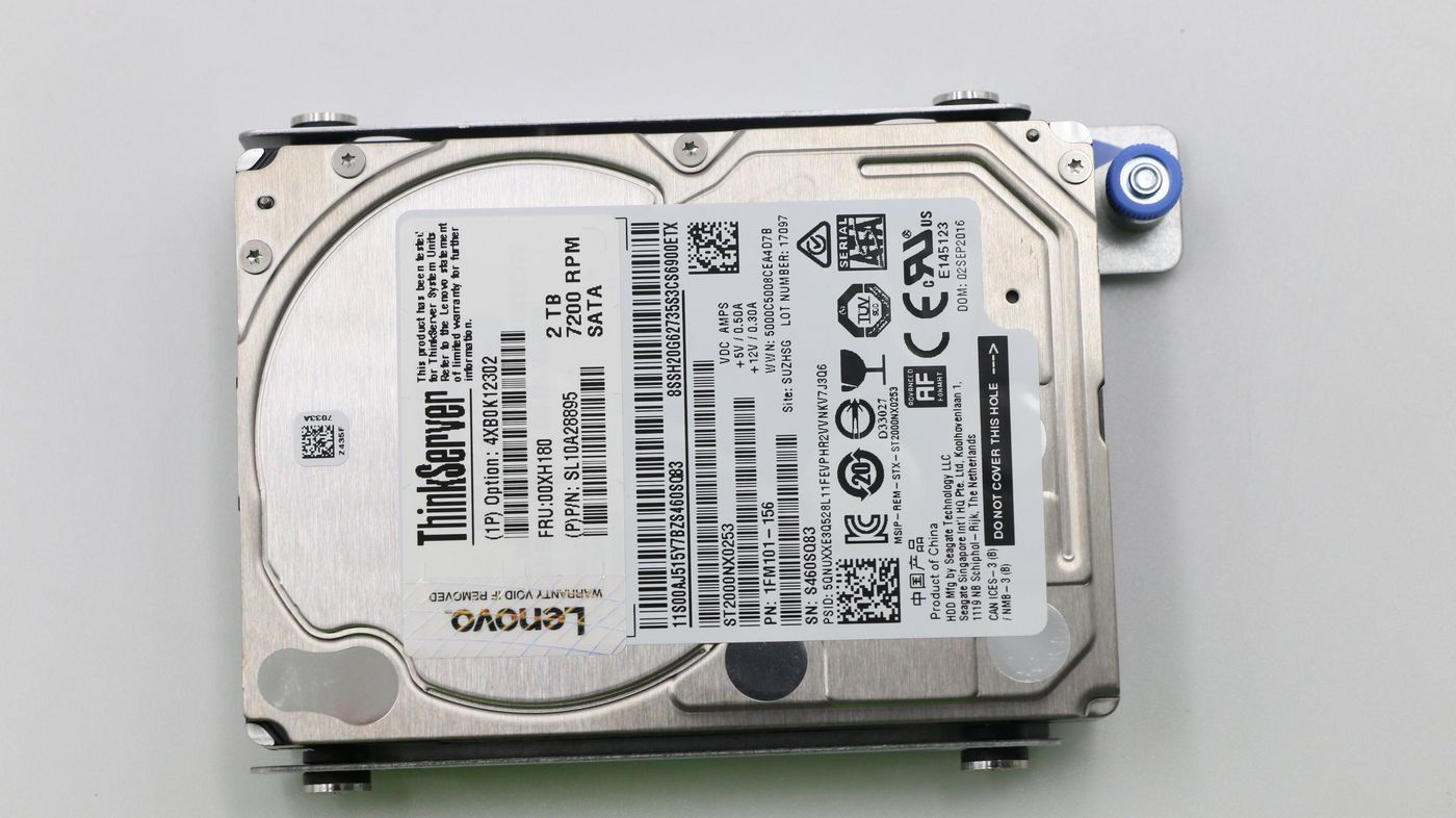 2TB 2.5-inch SATA hard disk 