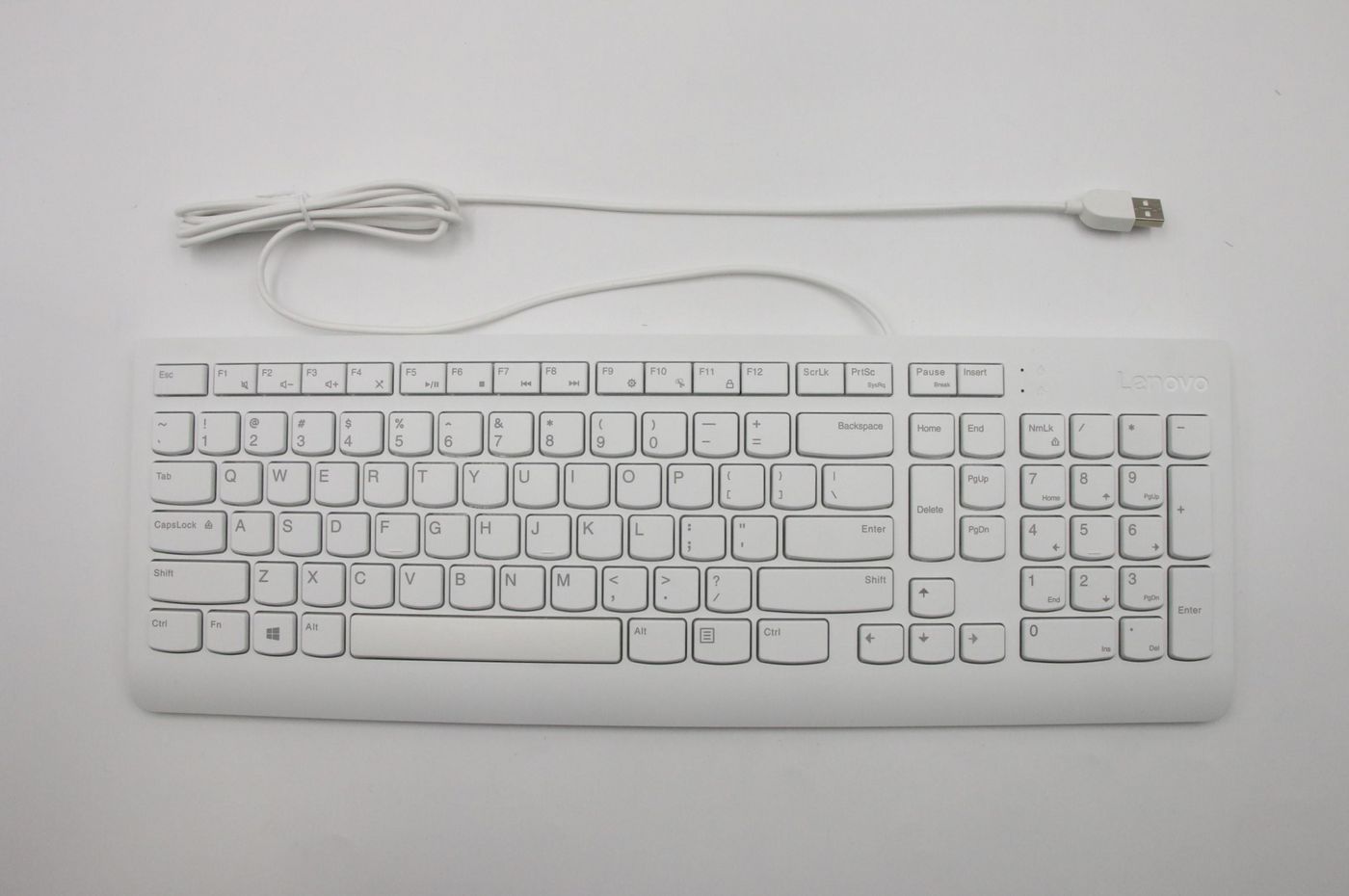 Lenovo Keyboard USB Calliope KB WH ENG