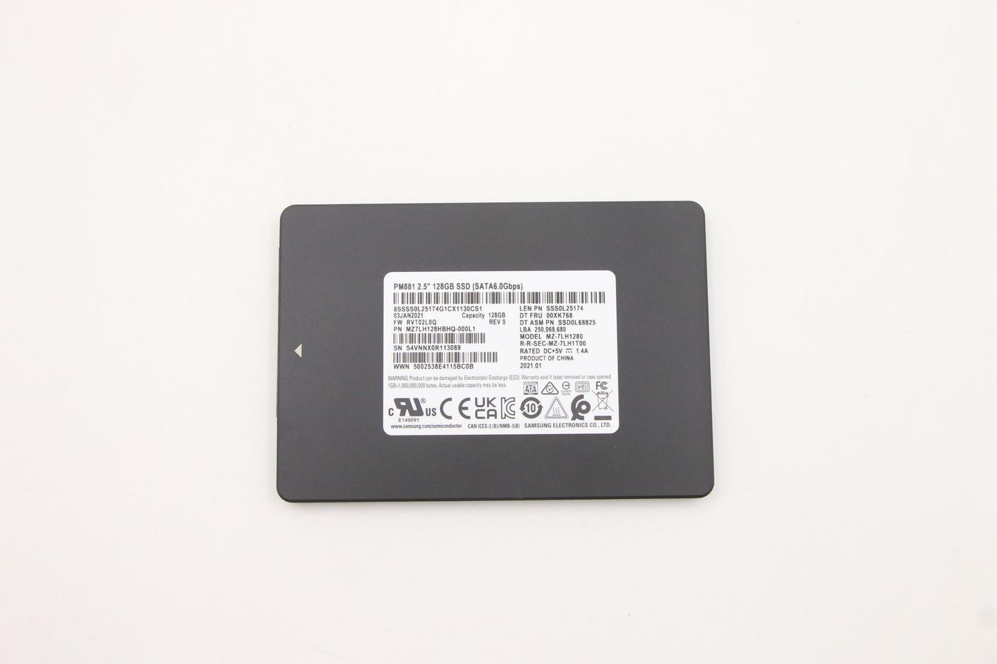 128GB 2.5-inch SATA HDD