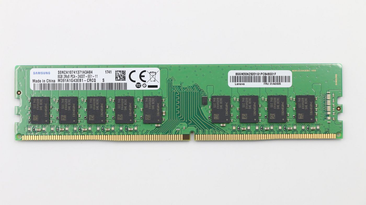 8GB DDR4 ECC Unbuffered