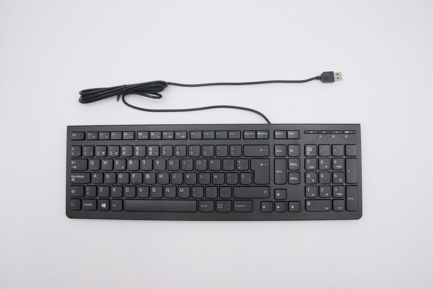 USB keyboard with Spanish