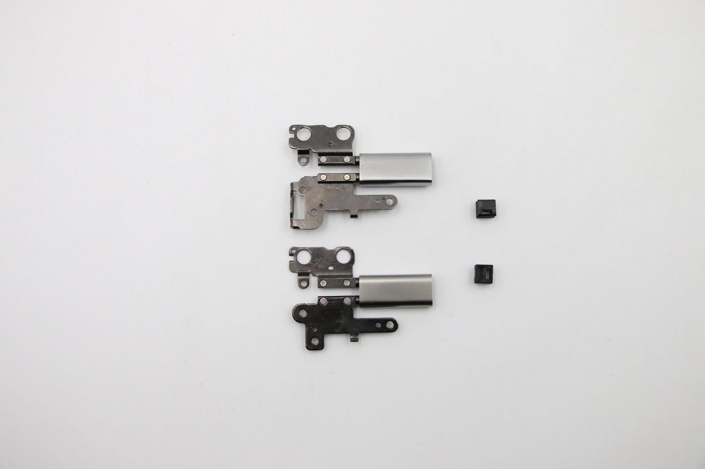 Silver plastic laptop hinge 