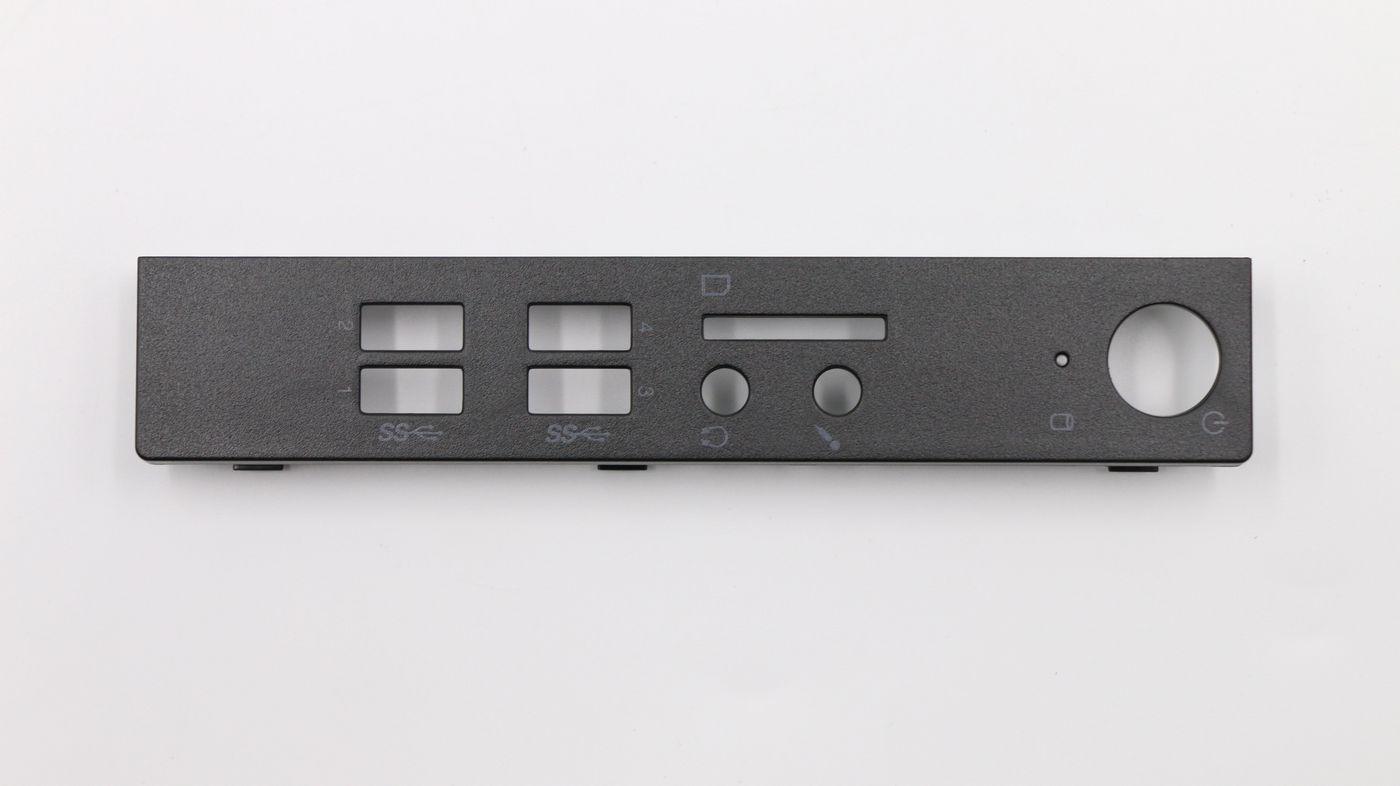 Desktop bezel with card 