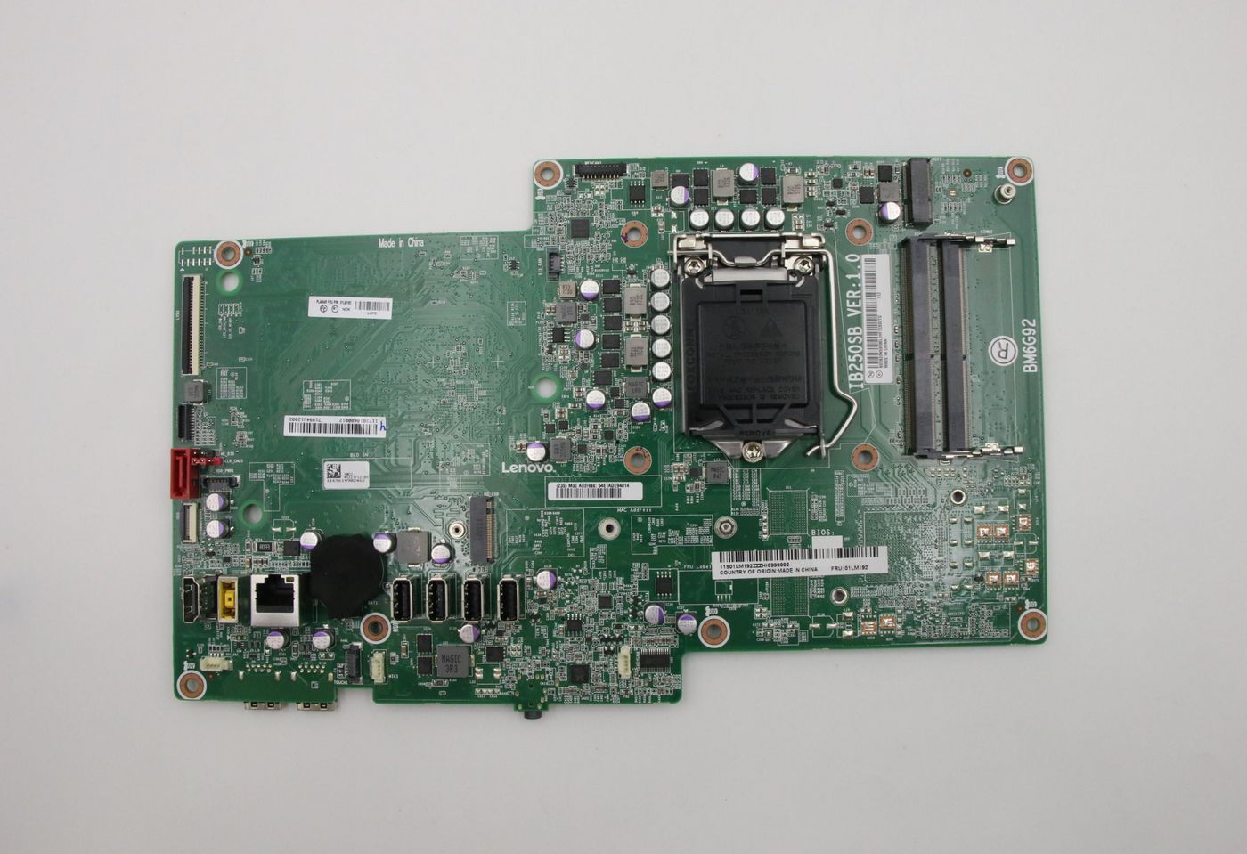 Lenovo Systemboard Intel KBL B250 UMA NO