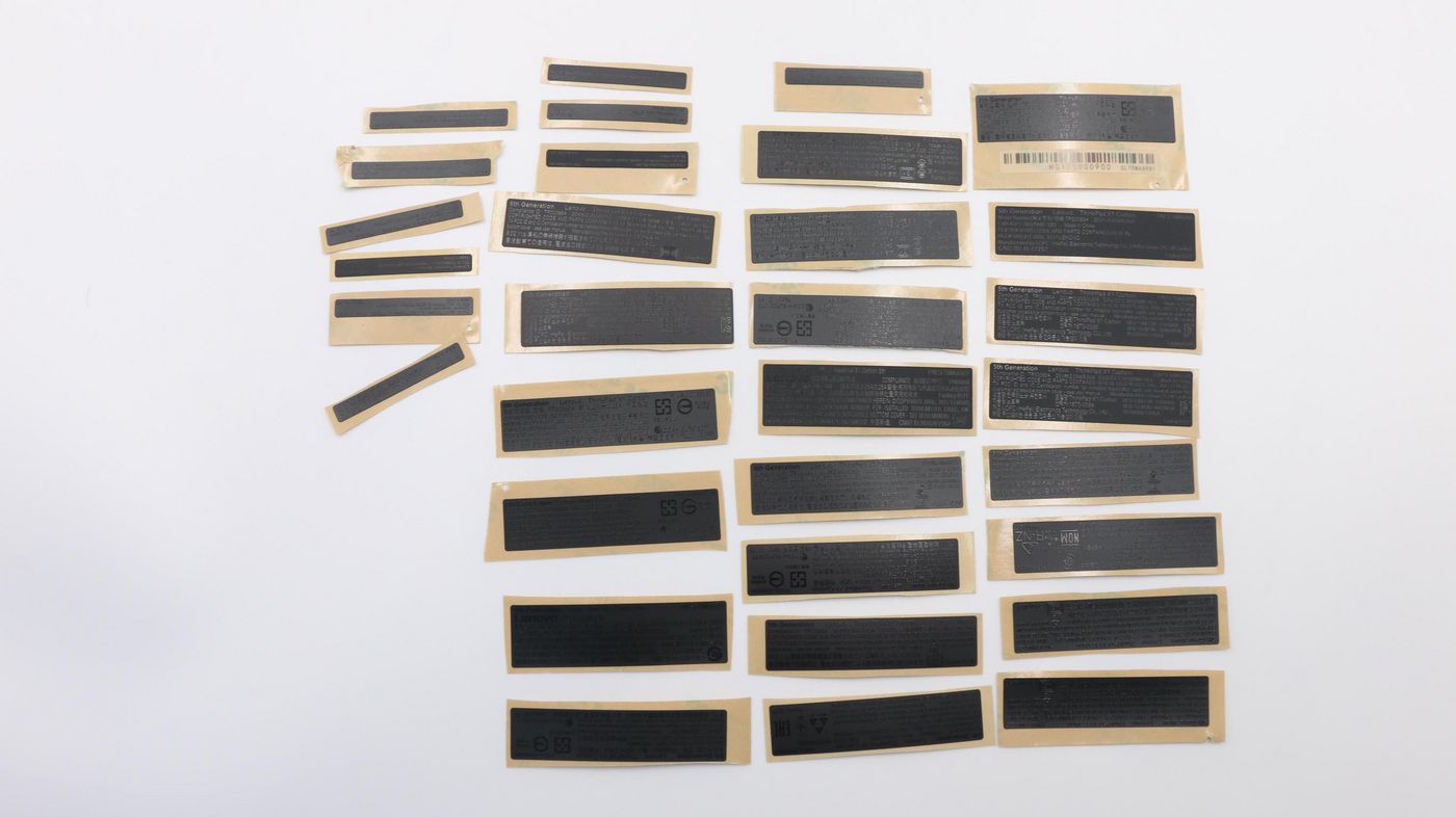 LABEL KIT GEO Label Black