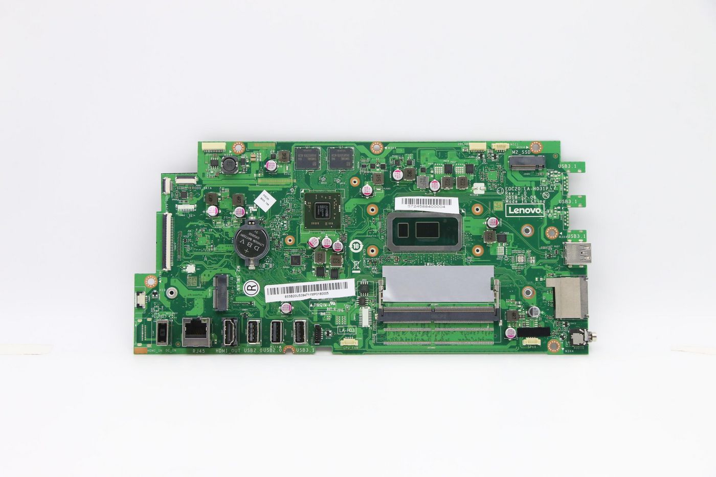 Lenovo Systemboard Intel CML-U i5-10210U(1.6GHz) AMD R530 2G