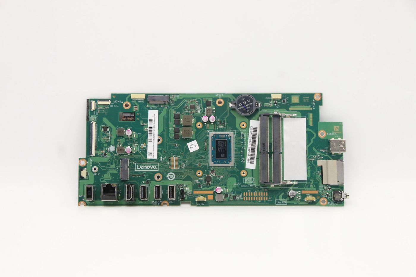 system board with AMD Ryzen 5 