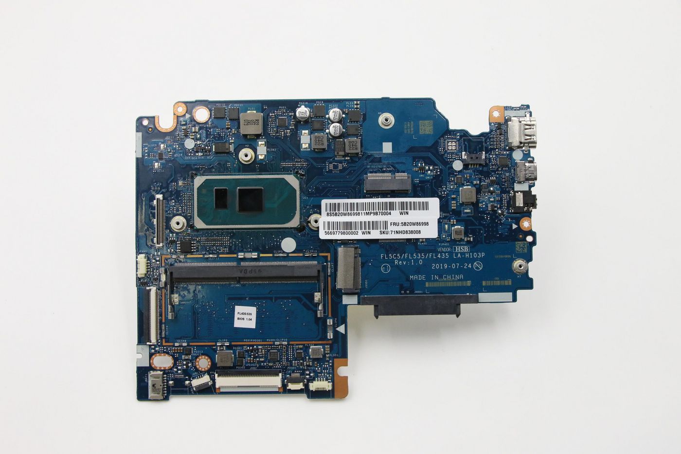 Lenovo Systemboard C81VV WIN I51035G1_UMA_4G S