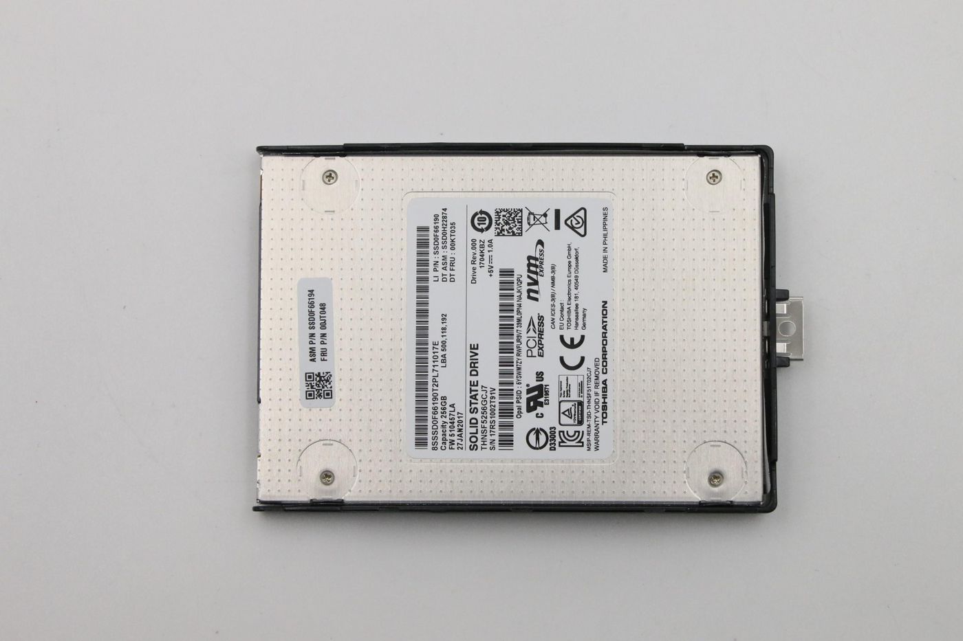 256GB 2.5-inch PCIe 3.0 x4 SSD