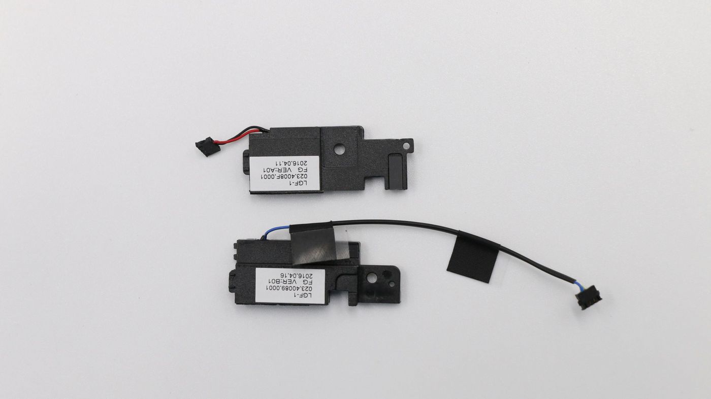 Internal speaker set for
