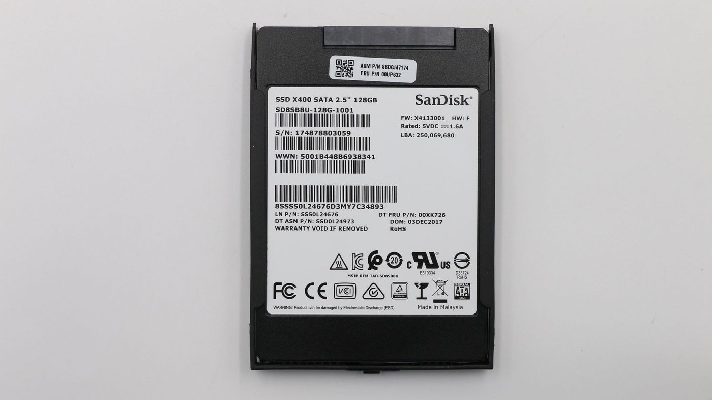 128GB 2.5-inch SATA III SSD