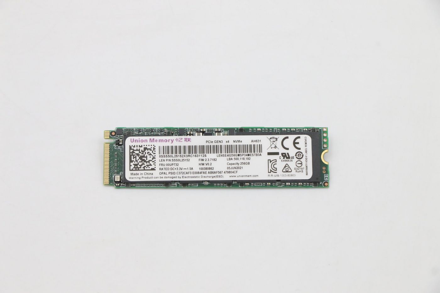 Lenovo SSD 256 GB M.2 2280 PCIe3x4