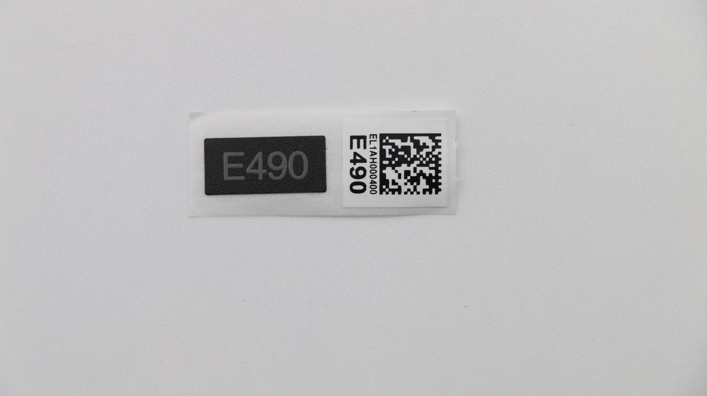 INTEL Label FE490 MODEL NAME 