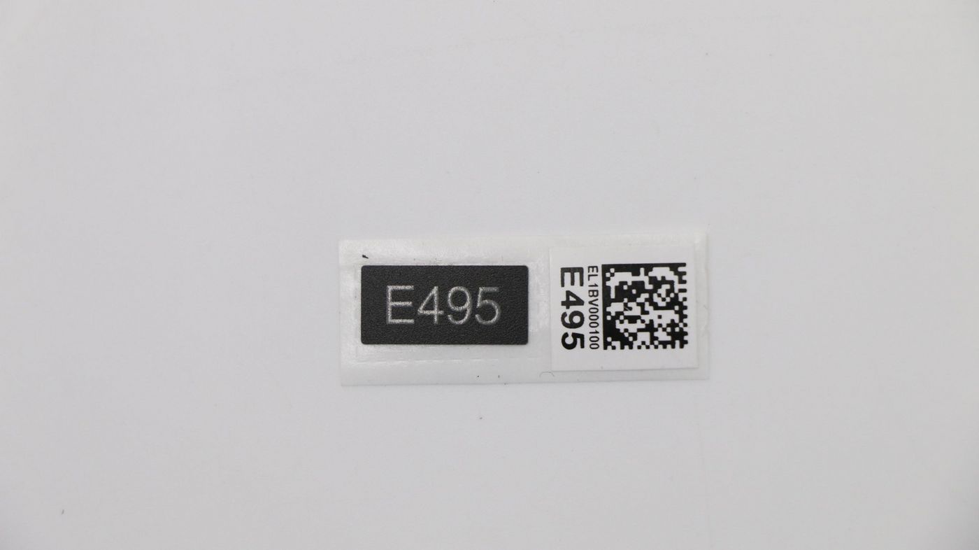 ThinkPad E495 model label