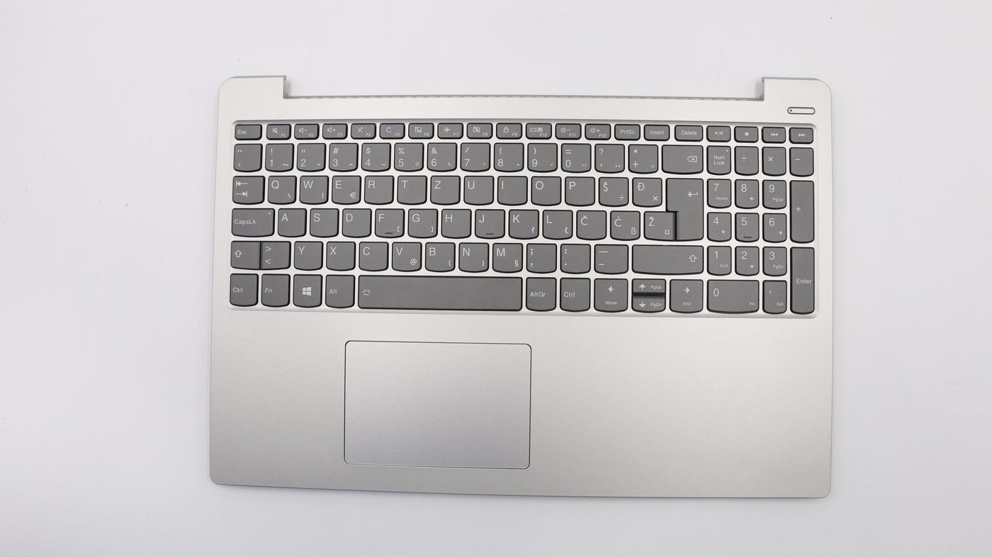 Upper case and keyboard 