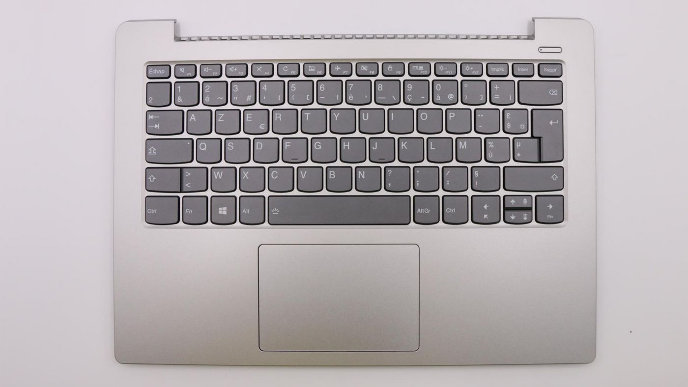 Lenovo Cover Upper Case 81F4 Platinum Grey NFP W/KB BL FRENC