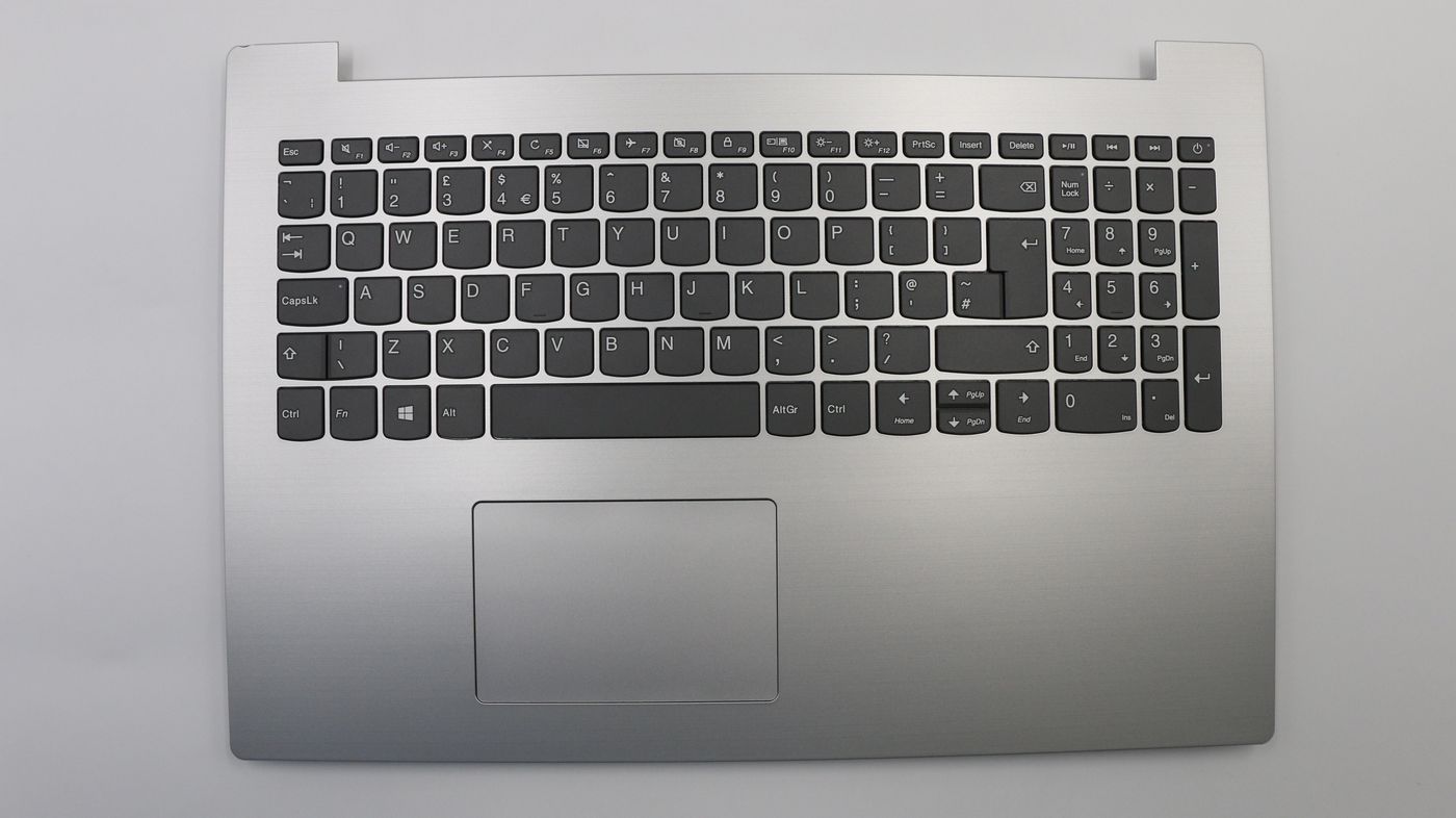 Lenovo Cover Upper Case W/KB L81DC PLATINUM GREY ENGLISH-UK