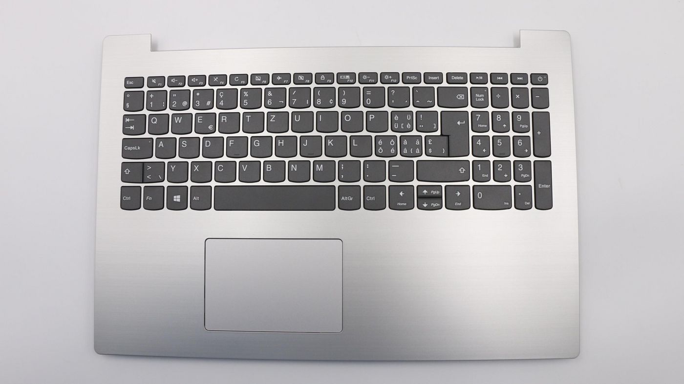 Lenovo Cover Upper Case W/KB L81DC PLATINUM GREY SWISS KB W/
