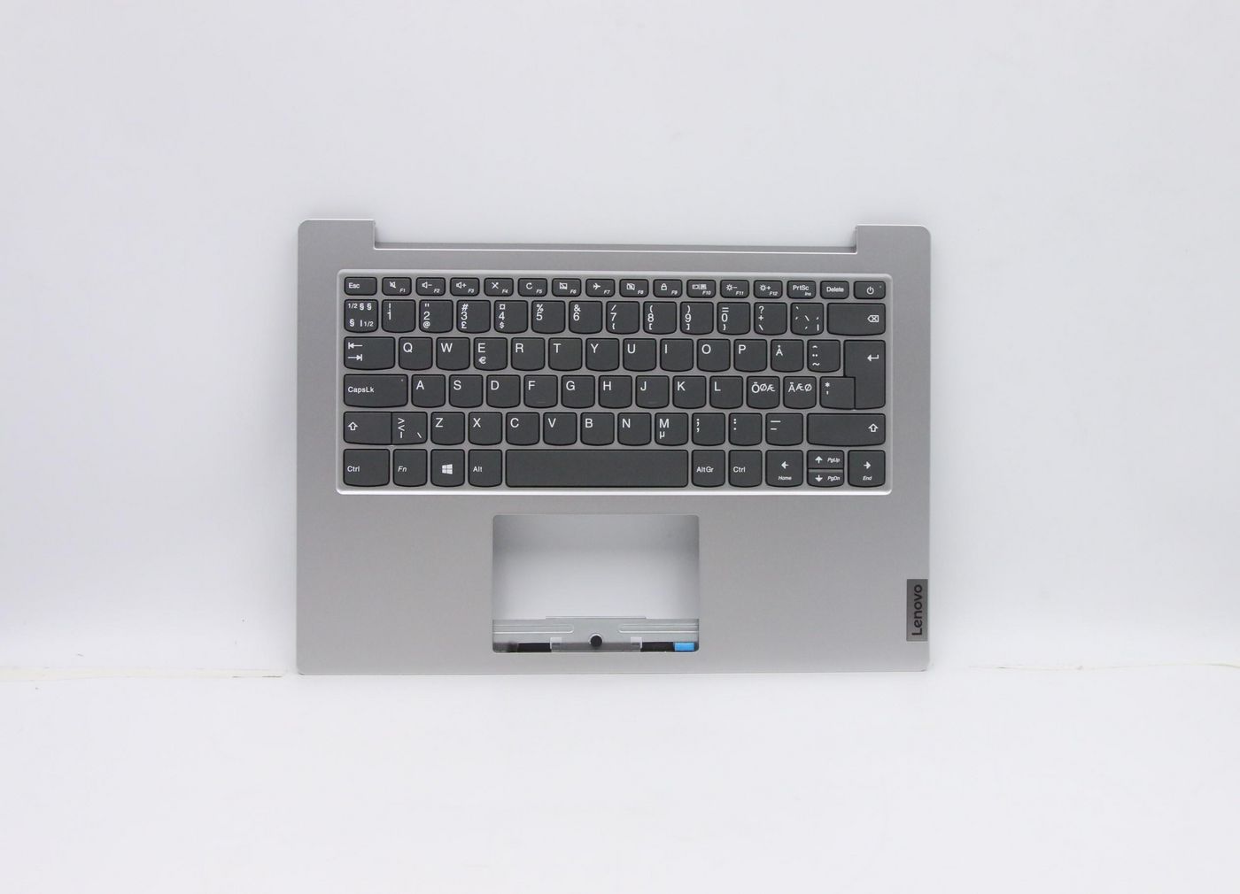 Nordic layout upper case for 