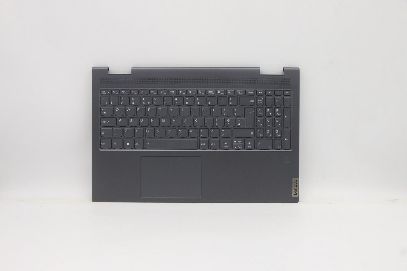Upper case and keyboard 