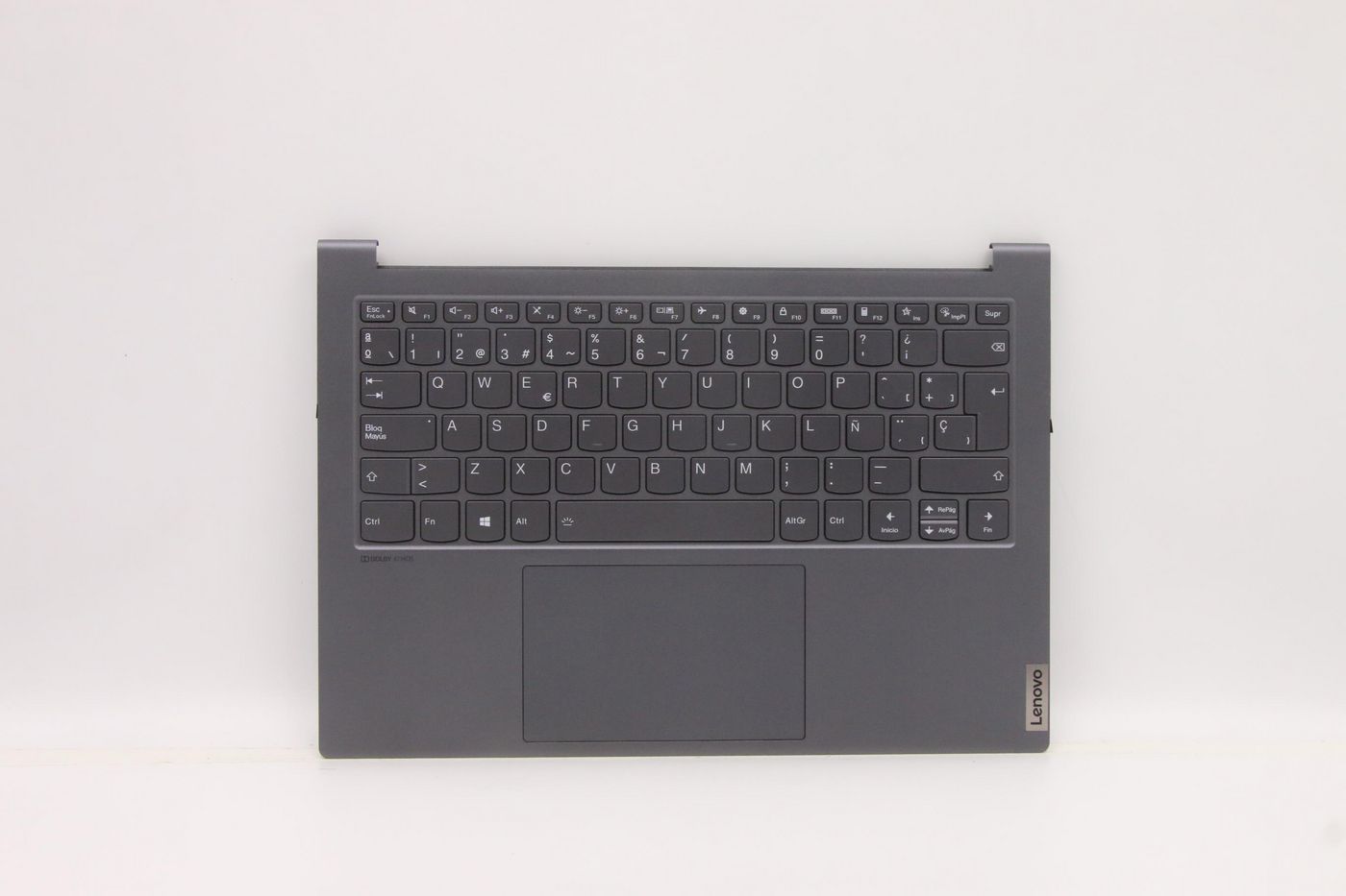 Upper case and keyboard 