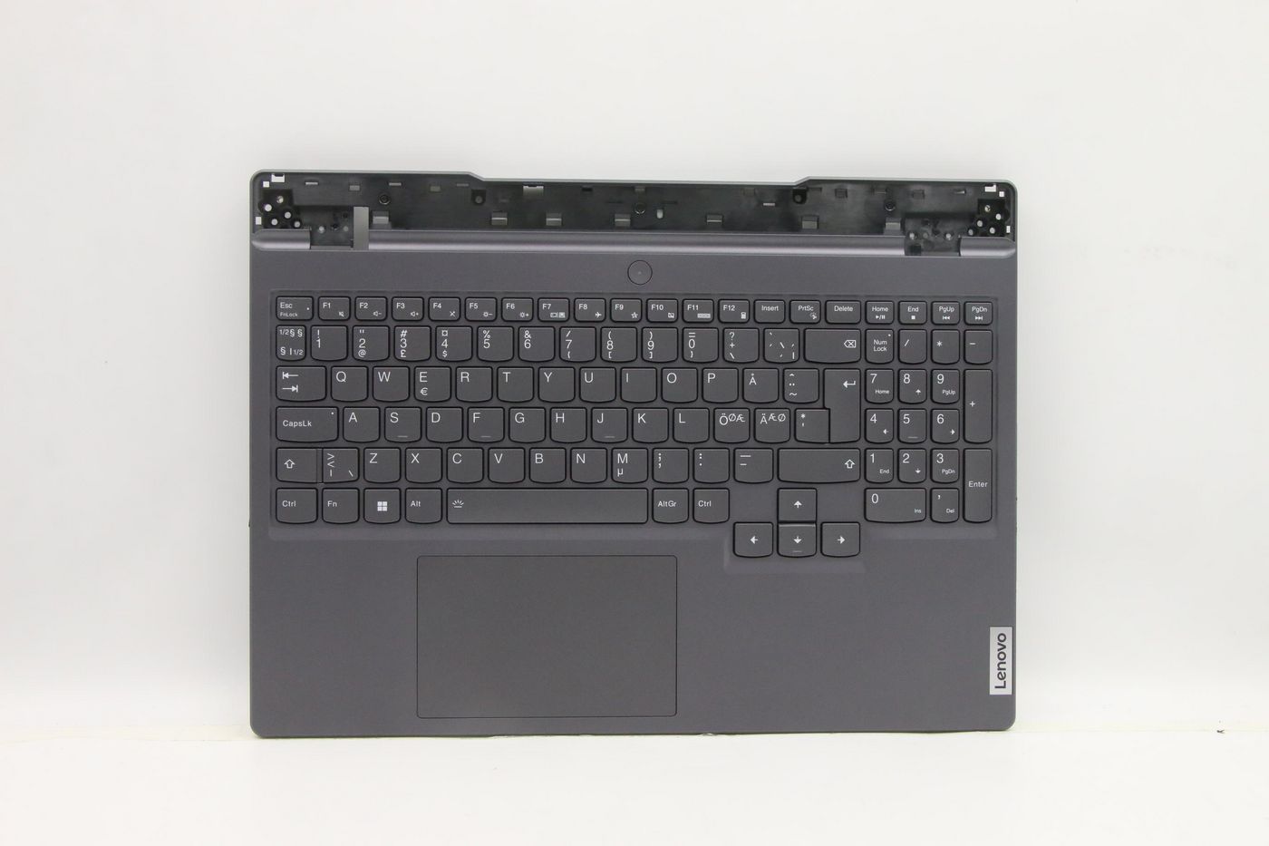 Lenovo Cover Upper Case w/ Keyboard NORDIC L82RBSTGYRGB