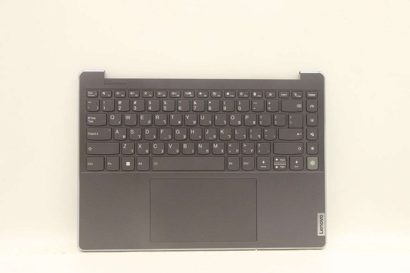 Lenovo Cover Upper Case w/ Keyboard HBW L82LU GREY