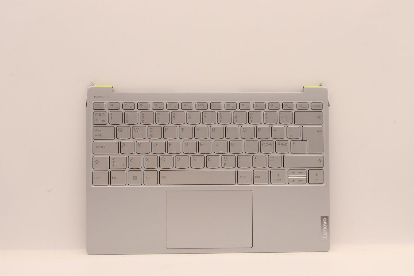 Lenovo Cover Upper Case w/ Keyboard NORDIC L82U9 CGWH