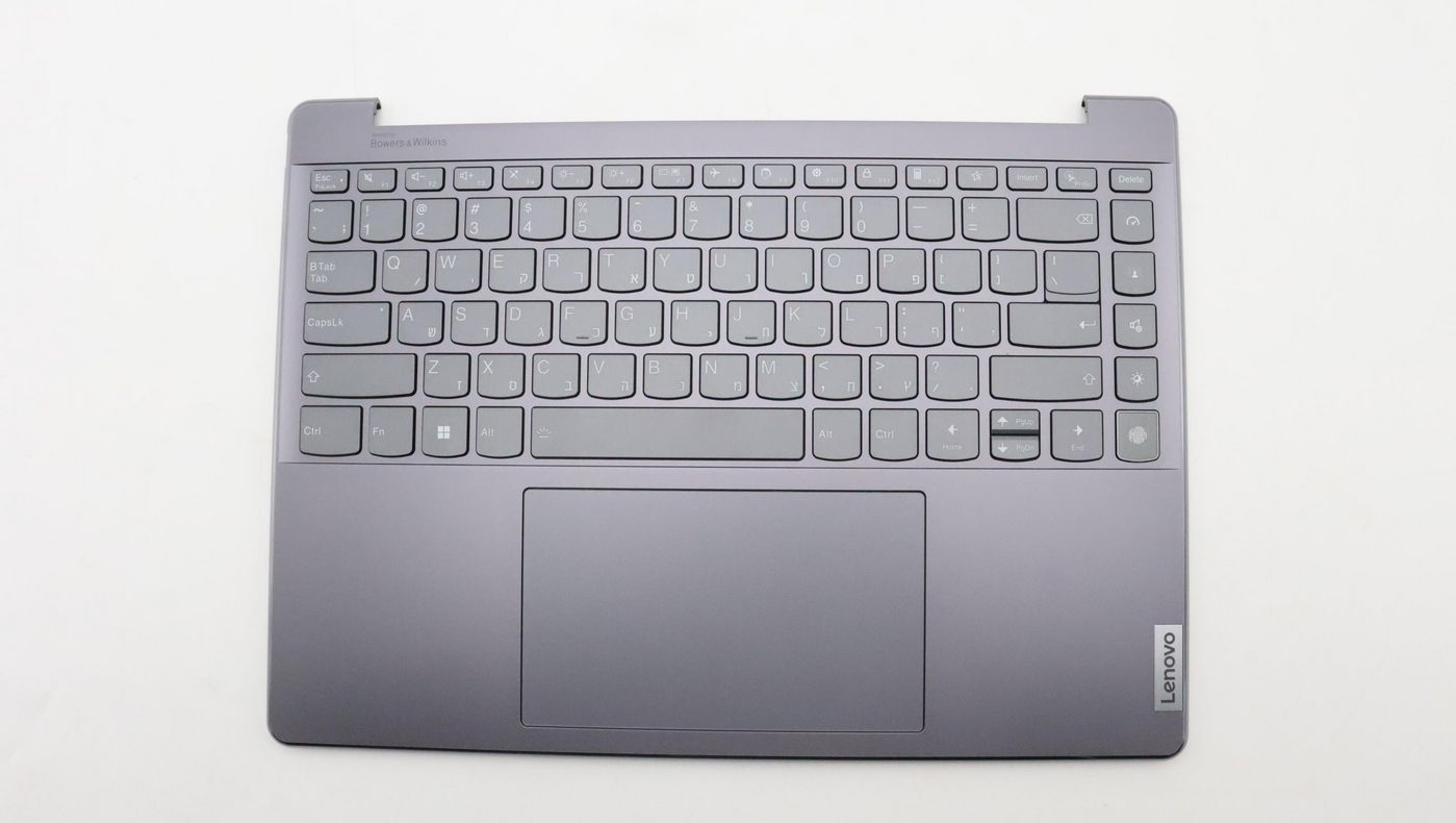 Lenovo Cover Top w/ Keyboard Hebrew L83B1 STGY