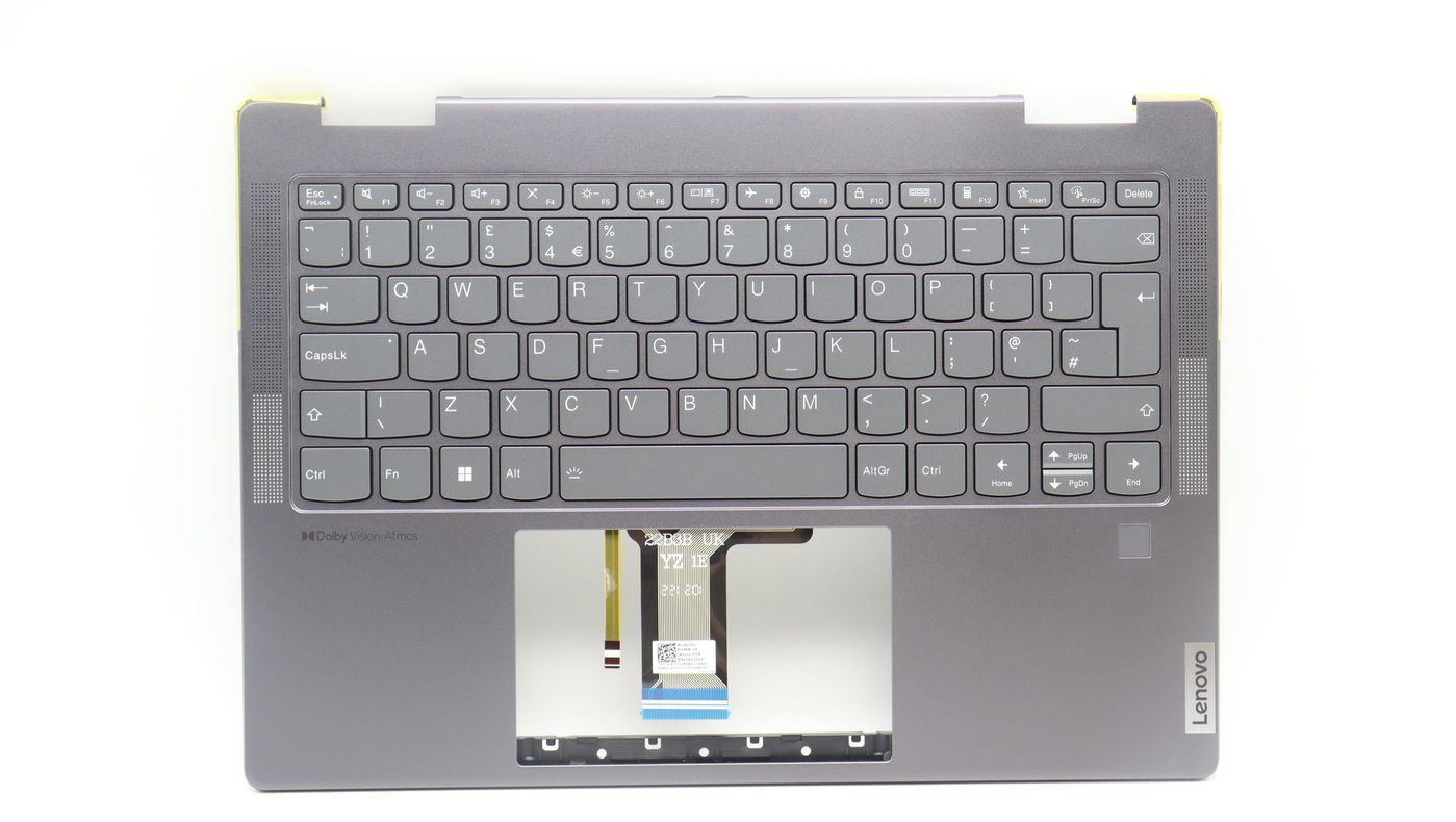 Lenovo Cover Top w/ Keyboard English U.K. H 82YM FP STGY