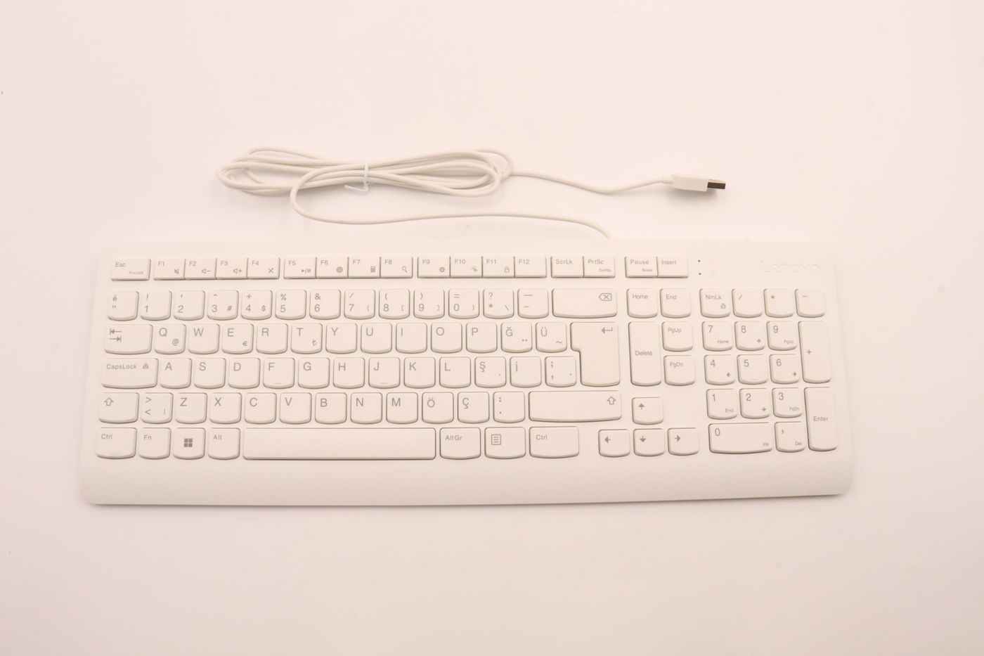 Lenovo USB Keyboard Gen2 White Turkish 179