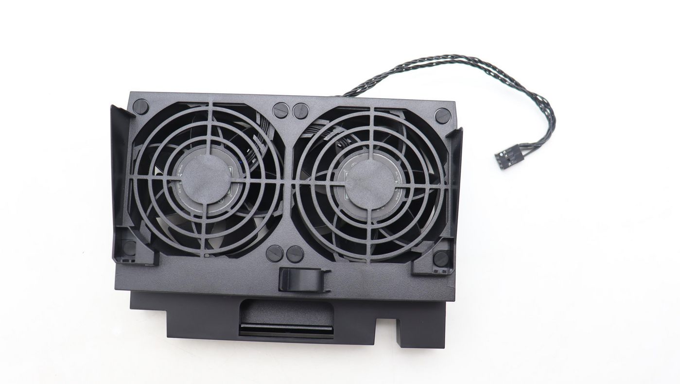 CPU front dual-fan duct for 