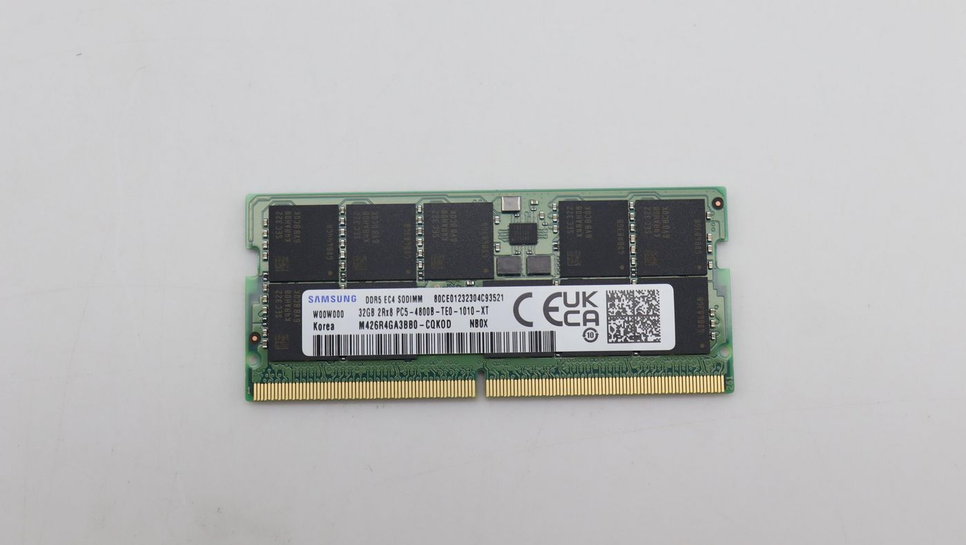 32GB DDR5 ECC SODIMM memory 