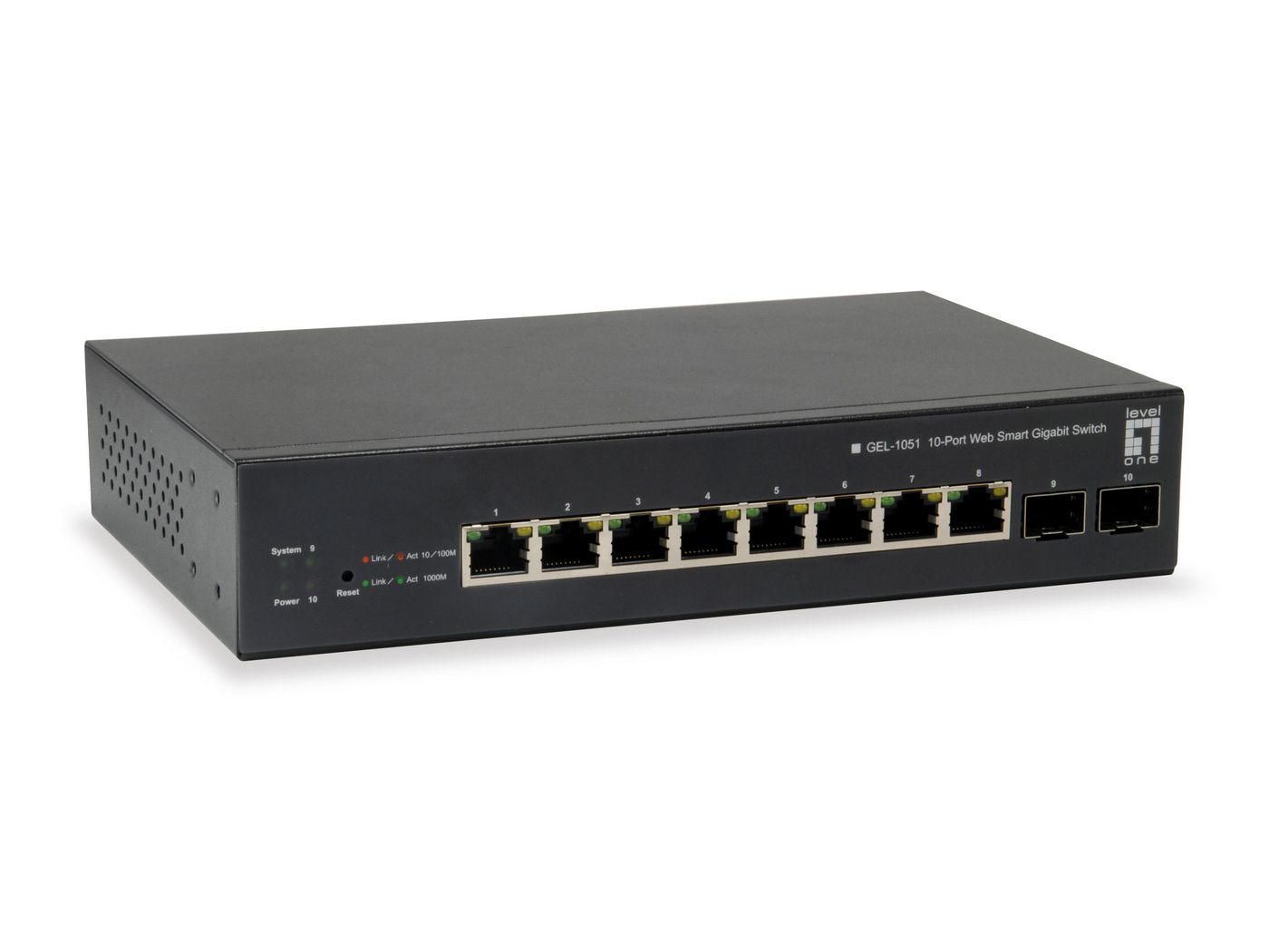 10-Port Web Smart Gigabit Poe 