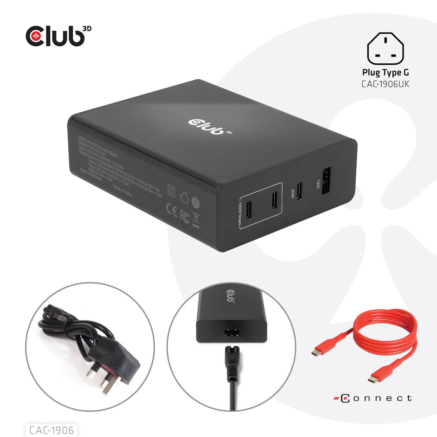 Travel Charger 132W Gan 