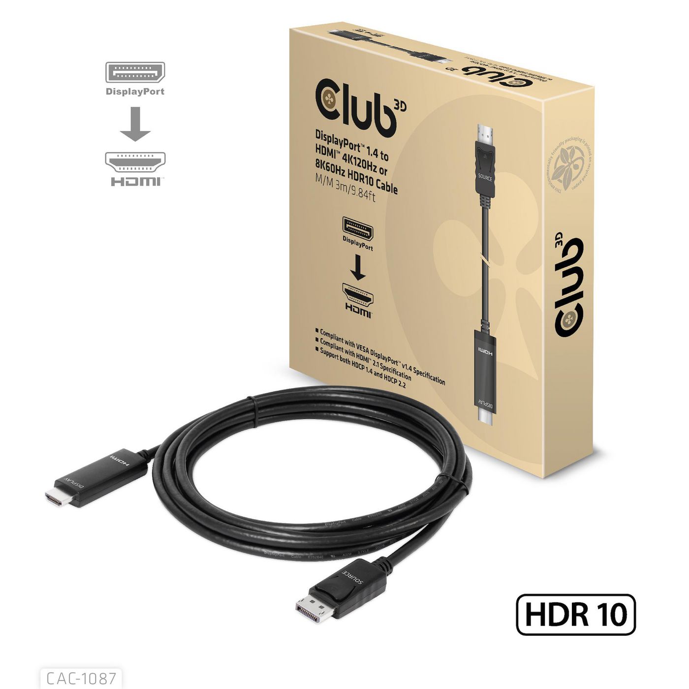 Displayport 1.4 To Hdmi 