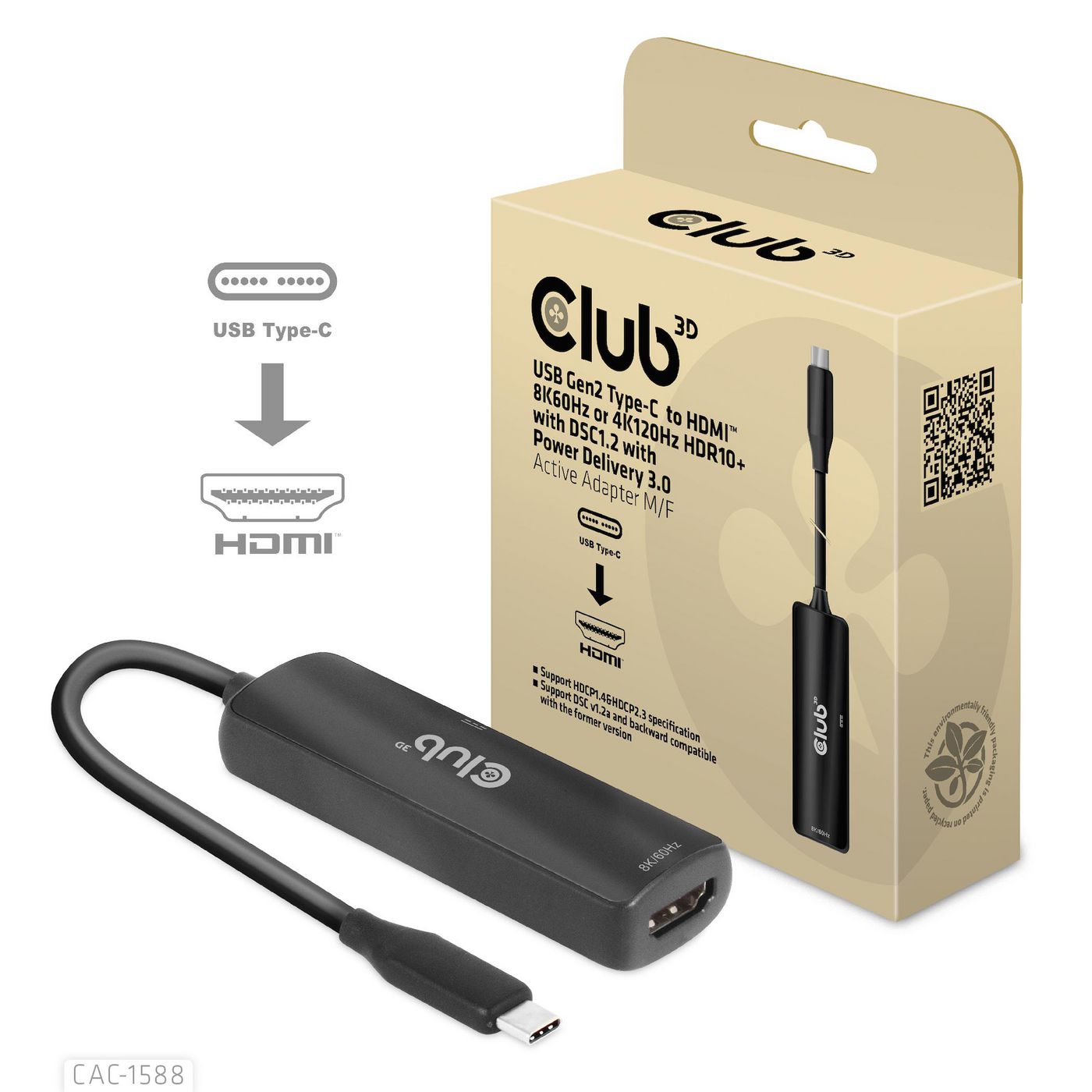 Usb Gen2 Type-C To Hdmi 